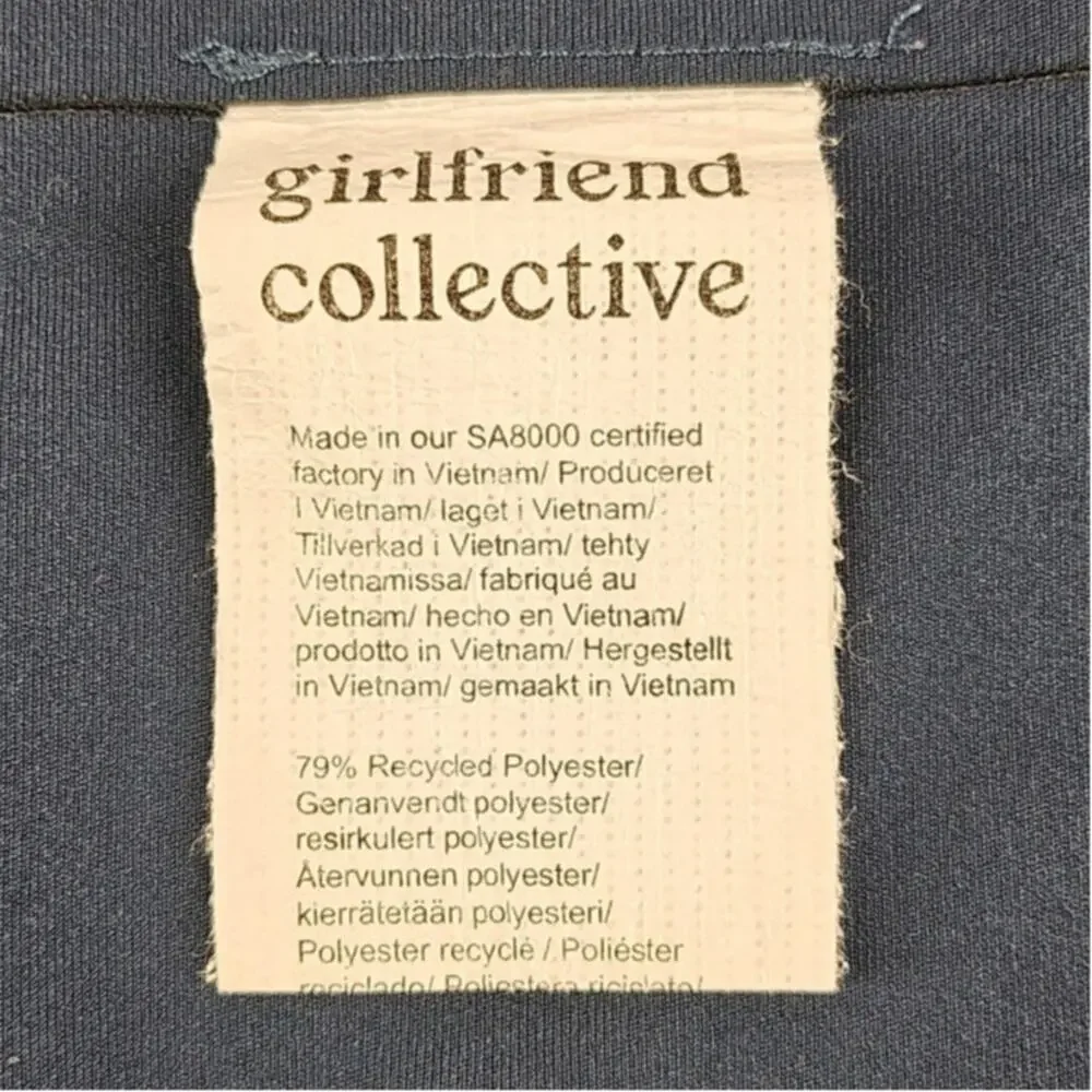 GIRLFRIEND COLLECTIVE COMPRESSIVE HIGH‑RISE LEGGING – SKYLINE BLUE – SIZE LARGE